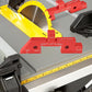 🔧GJANSH Inställningsklossar för träbearbetning, precisionsset i aluminiumlegering – Höjd-, djup- och vinkelmätare med förvaringslåda
