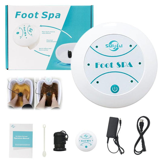 🦶💧 Jonisk fotbadsmaskin – 50% RABATT! Detox av salongskvalitet, ökar cirkulationen, stödjer cellenergi – portabelt hemmaspa. 🎁