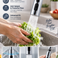 💧🔄 360° roterande högtryckskran med adapter – flexibelt vattenflöde för enklare rengöring 🚰✨