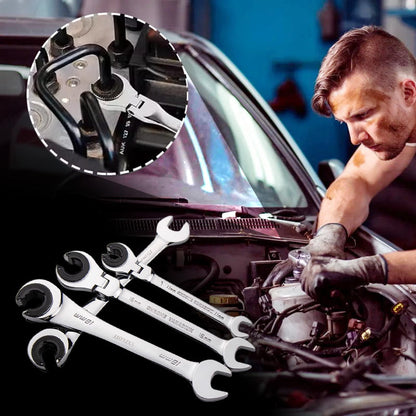 🔧 50 % RABATT ⚙️ Spärrnyckel för öppna rör och ledningar, ergonomiskt grepp, praktisk för rör- och monteringsarbeten 🛠️