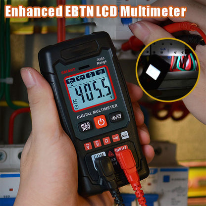 🔧⚡️ Smart multimeter mot brännskador! 4000 räkningar, automatiskt val av mätområde, handflatstor mätanordning med noll fel ✨