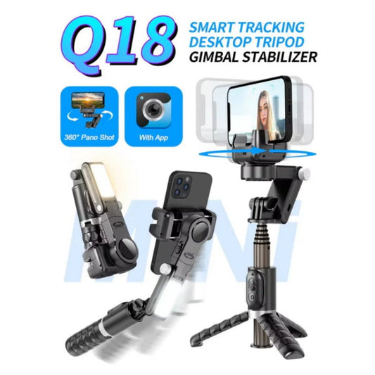 💥 50% OFF💥360° Rotating 3-Axis Foldable Gimbal Stabilizer for Smartphones Recording