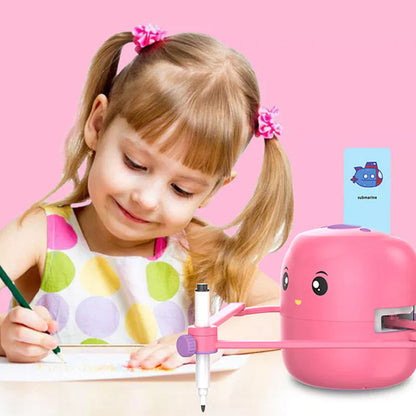 Interactive Drawing Robot for Kids with 100 Cards