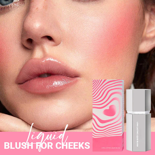 Lightweight Long-Lasting Liquid Blush for Cheeks