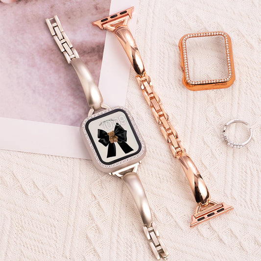 ✨Enkelt metallarmband Apple Watch-armband⌚💎