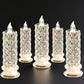 Set med 4 LED-kristallljus