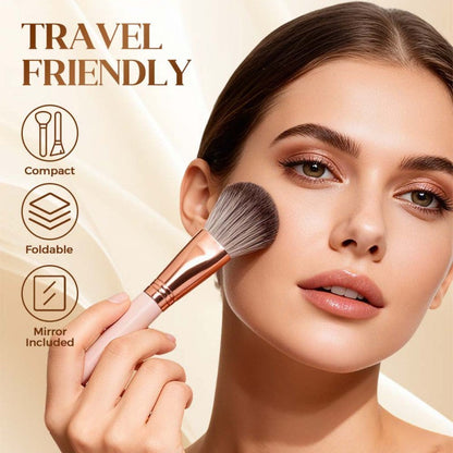 All-in-One Portable Makeup Brush Kit