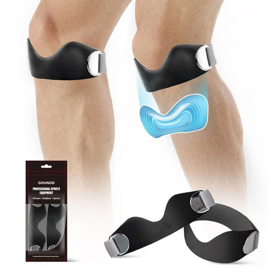 🔥Limitierter - 50 % RABATT! 🔥 Patellaband med medicinsk silikon – lindrar smärta, förbättrar blodcirkulation & sitter stadigt hela dagen 🩺