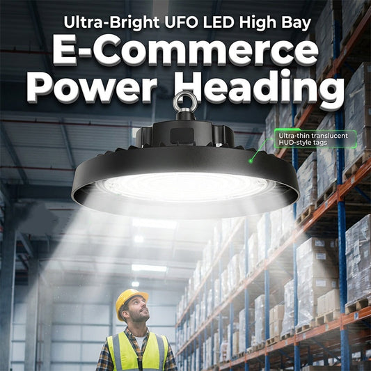 【💡 Historiskt lägsta pris – Endast idag!】 UFO LED Högbajslampa – 100W, 160lm/W, 220V, för Industri, Lager & Stora Utrymmen 🏭✨