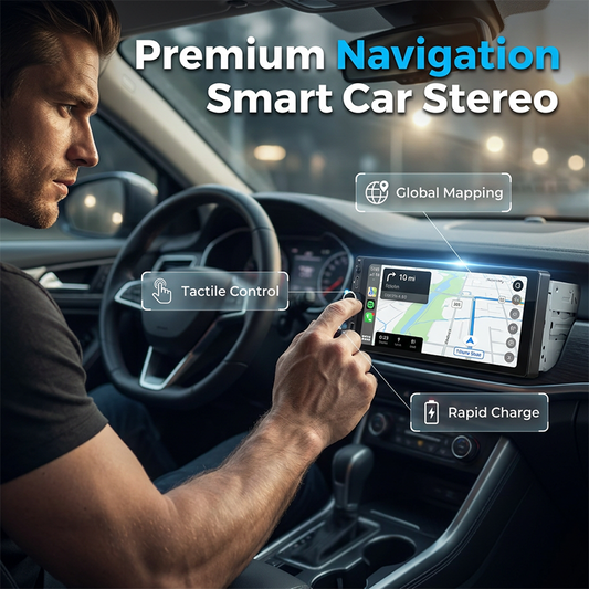🚗【📹 50 % RABATT+ fri frakt! 】Smart bilradio med Wi-Fi, GPS-navigering och backkamera – allt-i-ett-komfort för din bil ✨