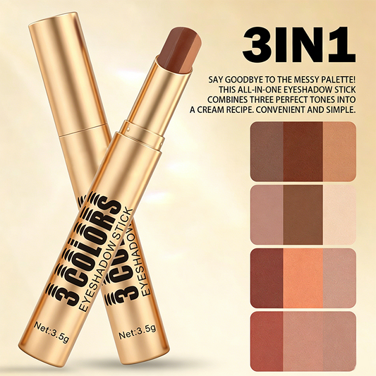✨ 50 % rabatt nu! 👁️ 3-i-1 ögonskuggsstift med färgtoning – snabb ögonmakeup i ett svep 🎨