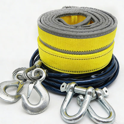 🚗 50% RABATT! ⚡ Kraftig Bogserlina 8 Ton med U-schackel & Reflex – Slitstark & Säker 💪