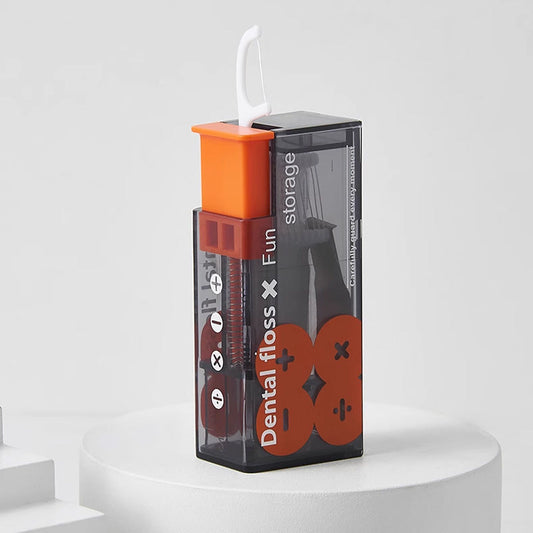 🎁Bärbar tandtrådsdispenser och förvaringsask