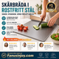 ⏳50 % rabatt under en begränsad tid💥suitiifamily™ Oumbärligt köksredskap! 🥩🥦Säkerare, renare och bekvämare!💥Skärbräda i 304 rostfritt stål