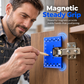 ⚡ 50% RABATT! ✨ Magnetisk Monteringsmall för Skåpgångjärn i Aluminiumlegering – Snabb & Exakt Positioneringsplatta 🛠️