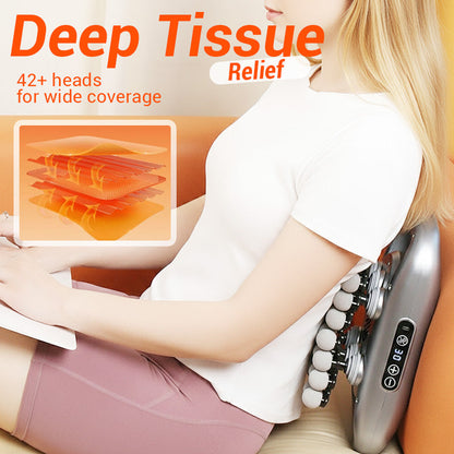 💆✨ Djupverkande massageapparat med flera huvuden – 50 % RABATT! Upp till 66 massagehuvuden, 9 lägen & 9 hastigheter, sladdlös Type-C – lindring för hela kroppen 🔥
