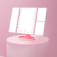 💄 50% RABATT! 🔍 Tredelad LED-Sminkspegel med 22 Lampor – 1X–10X Förstoring & 180° Rotation ✨