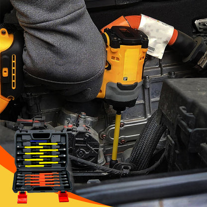🔧🧲 19-delars magnetiskt hylsnyckelset – 50 % RABATT! Extremt starkt fäste, S2-legering, metriska & tumhylsor – högt vridmoment ⚡