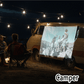 ✨Bärbar projektor 4K Anti-Light hopfällbar skärm